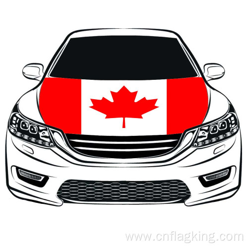 The World Cup Canada Flag Car Hood flag 100*150cm Canada Car Bonnet Banner